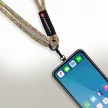 FORCELL F-DESIGN S10X165 keresztben hordozható, állítható hosszúságú (max. 82,5 cm hurokban) zöld-rózsaszín-lila