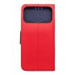 FANCY Book case IPHONE 17 Pro Max tok, piros-sötétkék