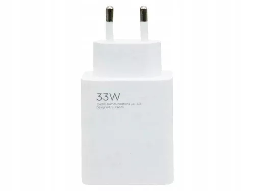 XIAOMI original hálózati töltő USB A QC3.0 3A 33W MDY-16-EF, fehér bulk