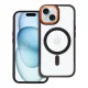 COLOR EDGE MAG COVER case MagSafe IPHONE 15 tok, fekete-arany