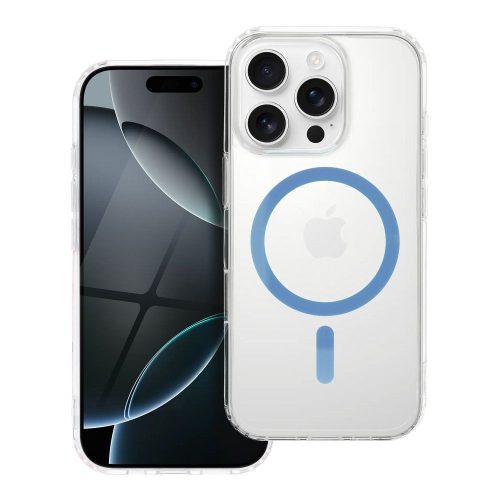 Drop Glue Colorful Ring Mag Cover MagSafe IPHONE 17 tok, kék