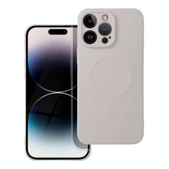   SILICONE MAG COVER (big hole) case MagSafe IPHONE 17 Pro tok, titanium