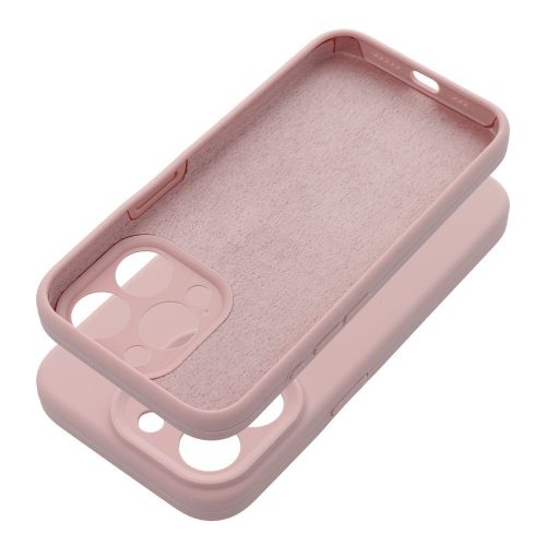 Silicone Case 2mm IPHONE 17 sand tok, rózsaszín