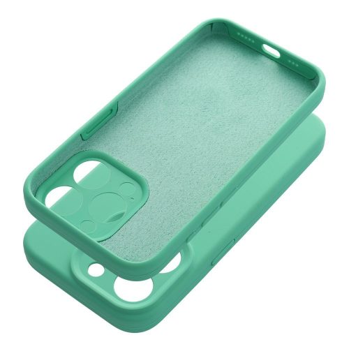 Silicone Case 2mm IPHONE 17 tok, mentazöld