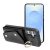 Wallet Case WONDER SAMSUNG A55 5G tok, fekete