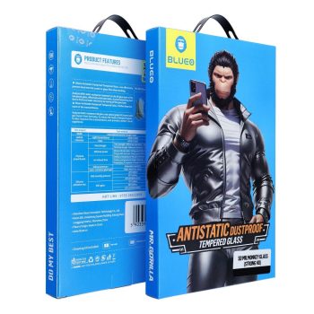   5D Mr. Monkey Glass - Apple iPhone 17 Air black (Strong HD) edzett üvegfólia