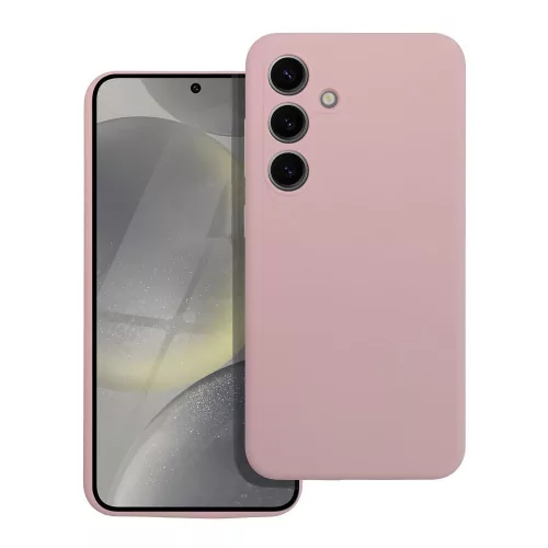SILICONE Case 2mm SAMSUNG S25 FE tok, rózsaszín