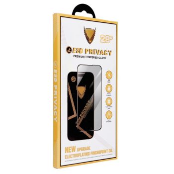   OG Premium Privacy Glass iPhone 17 Pro black betekintésvedő edzett üvegfólia