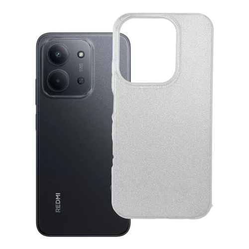 SHINING Case XIAOMI Redmi 15C tok, ezüst