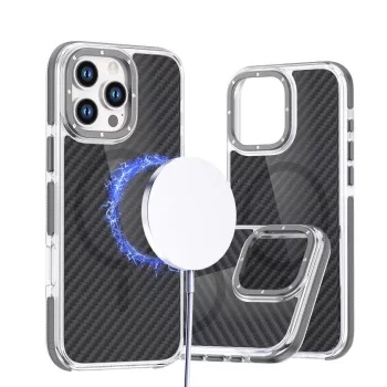 FIBER Case comapitble MagSafe IPHONE 16E tok, szürke