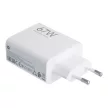 XIAOMI original hálózati töltő USB A QC3.0 3A 67W MDY-15-ET, fehér bulk