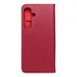 SMART PRO Book leather case SAMSUNG S25 FE tok, piros