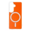 CLEAR FUSION MAG COVER Case MagSafe SAMSUNG S26 tok, hermes tok, narancs