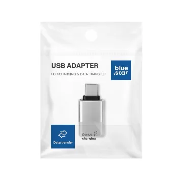 Blue Star USB 3.0 - USB-C, adapter, fehér