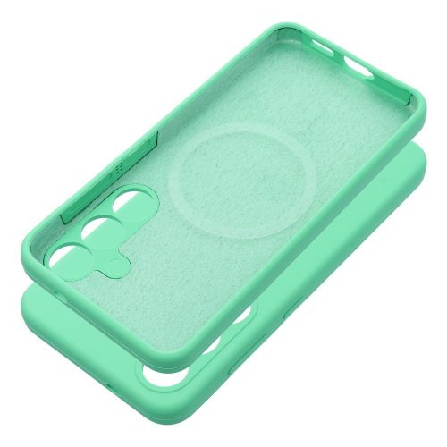 SILICONE case 2mm SAMSUNG S26 Ultra MagSafe tok, menta