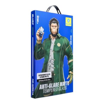   5D Mr. Monkey Glass - Samsung Galaxy S26 Ultra black (AG Matte Glass) edzett üvegfólia