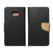 FANCY Book case SAMSUNG A37 tok, fekete-arany