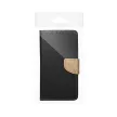 FANCY Book case SAMSUNG A37 tok, fekete-arany