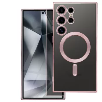 ELECTRO MAG COVER case MagSafe SAMSUNG A37 tok, rozéarany