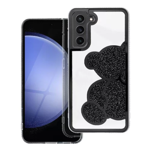 TEDDY BEAR Case SAMSUNG A57 5G tok, fekete