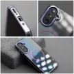 Case FRAME CLEAR HYBRID MAG COVER MagSafe SAMSUNG A37 tok, lila