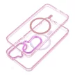 Case FRAME CLEAR HYBRID MAG COVER MagSafe SAMSUNG A37 tok, rózsaszín