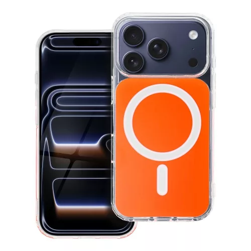 CLEAR FUSION MAG COVER Case MagSafe SAMSUNG A37 hermes tok, narancs