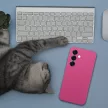 Case SILICONE 2mm SAMSUNG A57 5G tok, rózsaszín