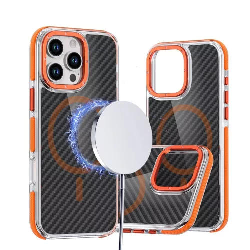 FIBER Case comapitble with MagSafe SAMSUNG A57 5G tok, narancs