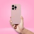 Silicone Case 2mm IPHONE 17 Pro MagSafe sand tok, rózsaszín