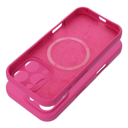 Silicone Case 2mm IPHONE 17 Pro Max MagSafe tok, rózsaszín