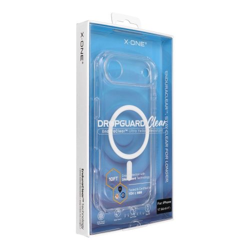 X-ONE Endura Clear Case (MagSafe compatible) Apple iPhone 17 Air tok, átlátszó