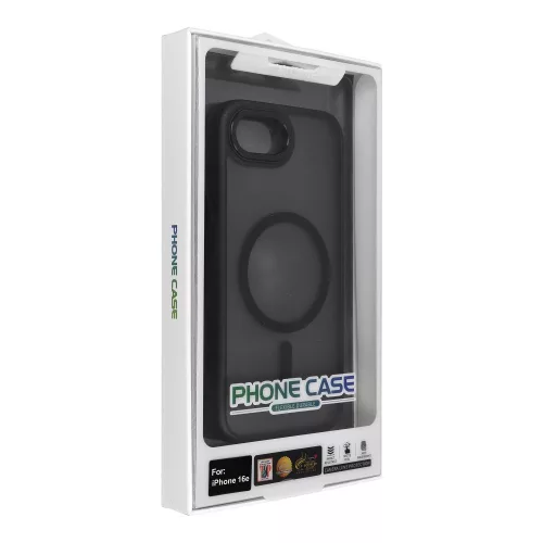 X-ONE Dropguard Magnetic Case Air (MagSafe compatible) - Apple iPhone 16e tok, fekete
