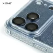 X-One Dropguard Pro MagSafe glitter iPhone 18 Pro / 17 Pro tok, csillámos, átlátszó
