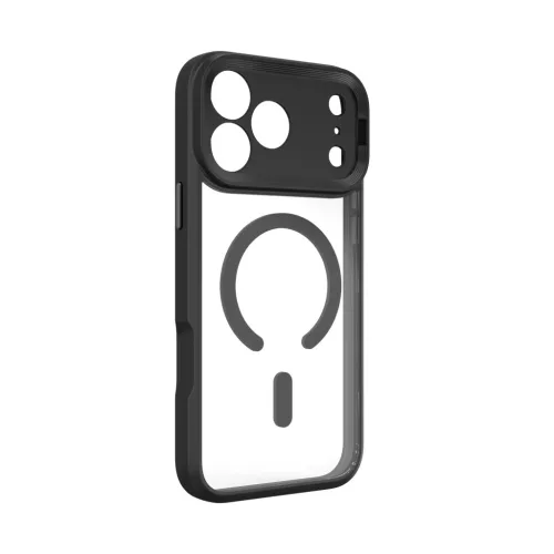 X-One Dropguard 2S MagSafe iPhone 18 Pro / 17 Pro tok, fekete-átlátszó