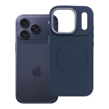   Frame Mag Cover MagSafe iPhone 18 Pro / 17 Pro tok, sötétkék