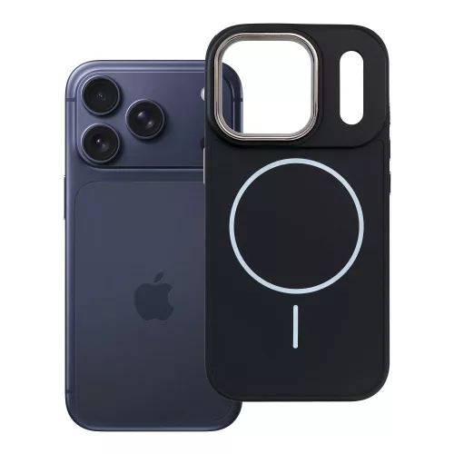 Frame Mag Cover MagSafe iPhone 18 Pro / 17 Pro tok, fekete