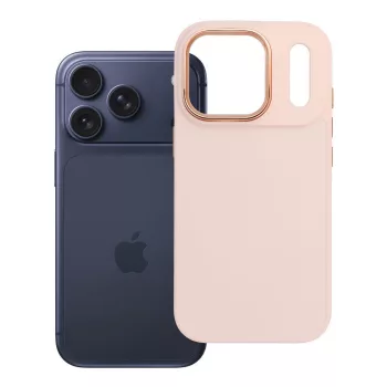Frame iPhone 17 Pro / 18 Pro tok, világos rózsaszín
