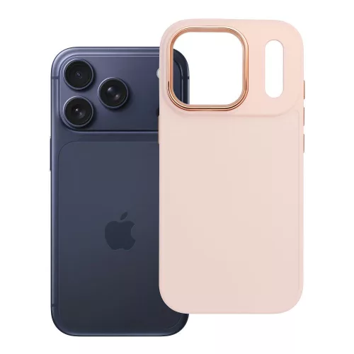Frame iPhone 17 Pro / 18 Pro tok, világos rózsaszín