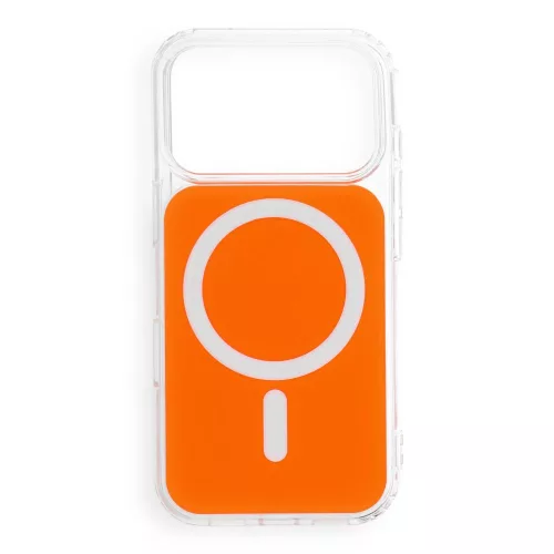 Clear Fusion Mag Cover MagSafe iPhone 17 Pro / 18 Pro tok, narancssárga