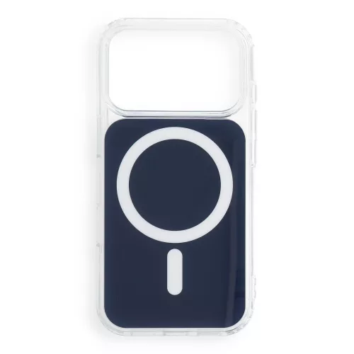 Clear Fusion Mag Cover MagSafe iPhone 17 Pro / 18 Pro tok, sötétkék