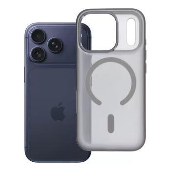   Flexline Mag Cover MagSafe iPhone 17 Pro / 18 Pro tok, szürke