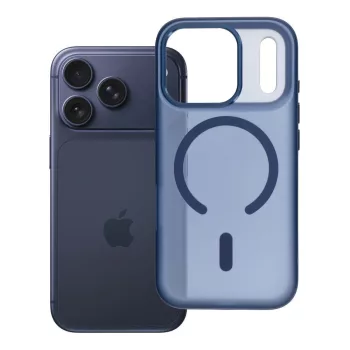   Flexline Mag Cover MagSafe iPhone 17 Pro / 18 Pro tok, sötétkék