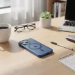 Flexline Mag Cover MagSafe iPhone 17 Pro / 18 Pro tok, sötétkék