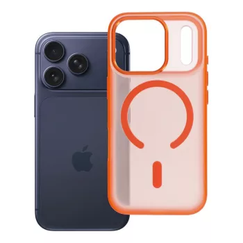   Flexline Mag Cover MagSafe iPhone 17 Pro / 18 Pro tok, narancssárga