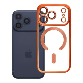   Electro Mag Cover MagSafe iPhone 18 Pro / 17 Pro tok, narancssárga