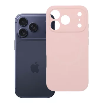   Silicone 2mm (camera protection) iPhone 18 Pro / 17 Pro tok, világos rózsaszín