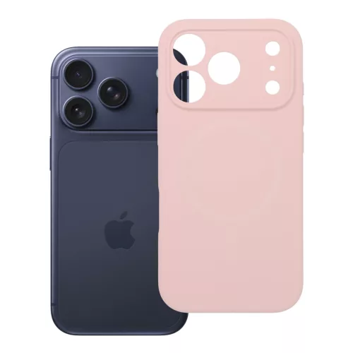 Silicone 2mm (camera protection) iPhone 18 Pro / 17 Pro tok, világos rózsaszín