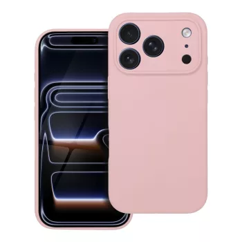   Silicone 2mm (camera protection) MagSafe iPhone 18 Pro / 17 Pro tok, világos rózsaszín