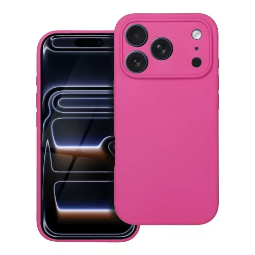 Silicone 2mm (camera protection) MagSafe iPhone 18 Pro / 17 Pro tok, rózsaszín